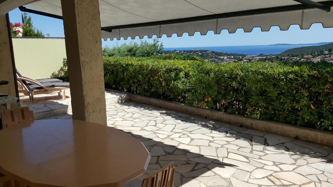 Appartement Rez De Jardin Dans Villa Vue Mer كافالير سور مير المظهر الخارجي الصورة
